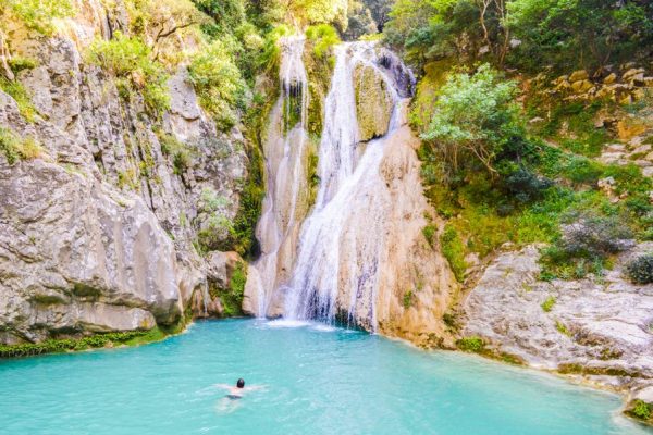 polilimnio waterfalls